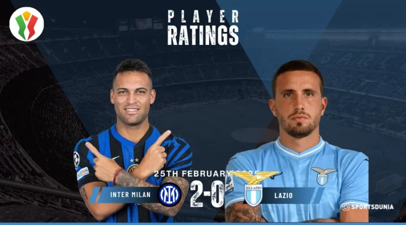 Inter Milan vs Lazio Player Ratings