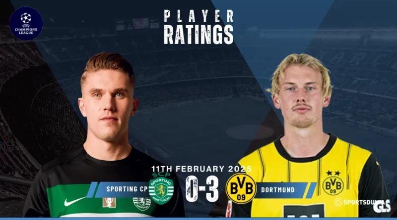 Sporting CP vs Borussia Dortmund Player Ratings: Three second half goals give an edge to Kovac's side in the first leg of the clash