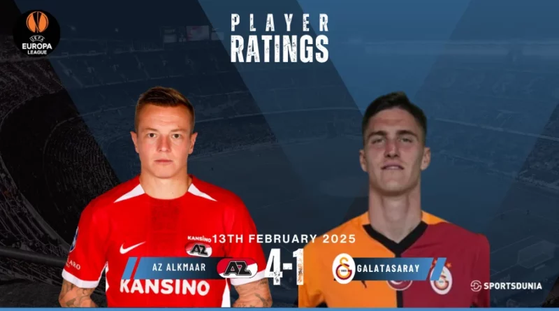 AZ vs Galatasaray Player Ratings: Eredivisie side run riot as Kaan Ayhan gets sent off