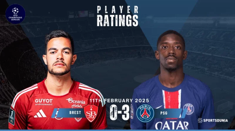 Brest vs PSG Player Ratings