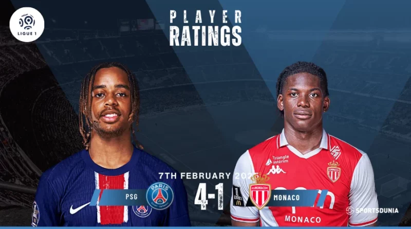 PSG vs Monaco Player Ratings: Dembele nets brace in a dominant win for the Parisians