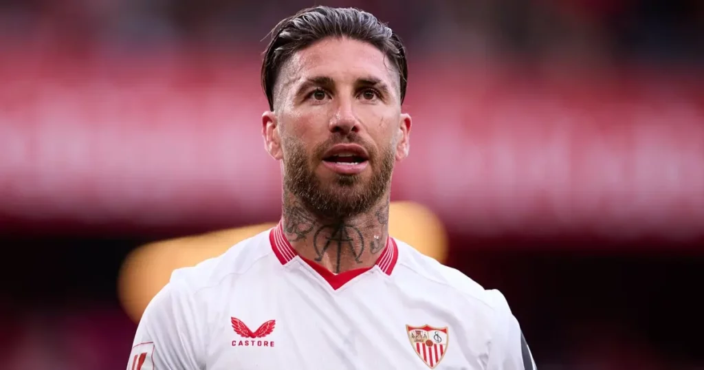 Sergio Ramos at Seville (Credit: @FootActu_2/X)