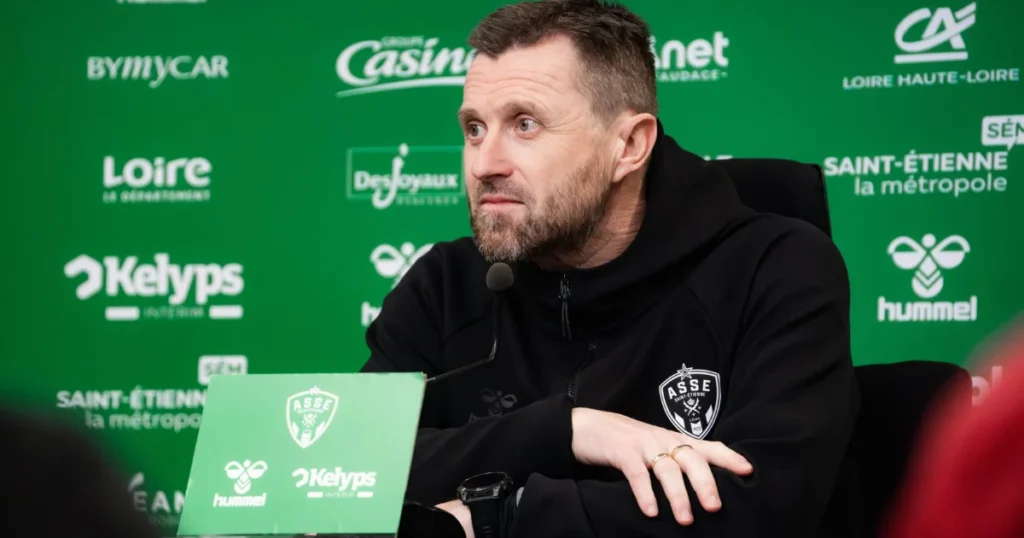 Saint-Etienne manager, Erik Horneland 