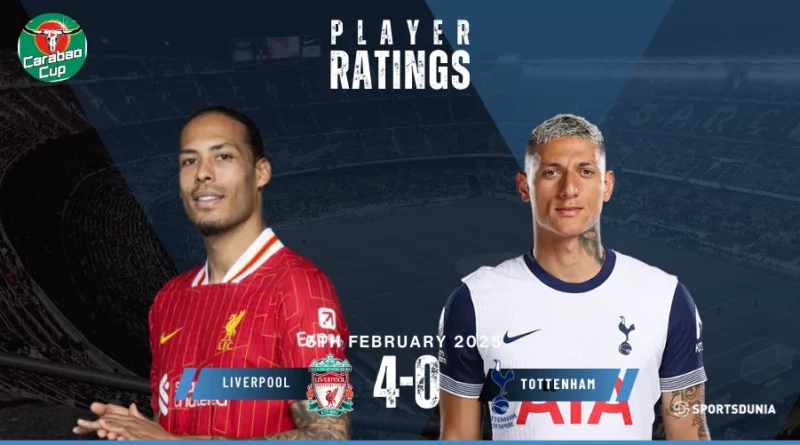 Liverpool vs Tottenham Hotspur Player Ratings