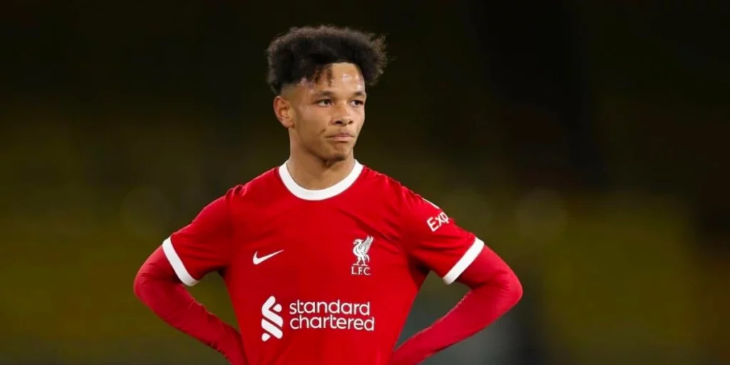 Trent Kone-Doherty in action for Liverpool 