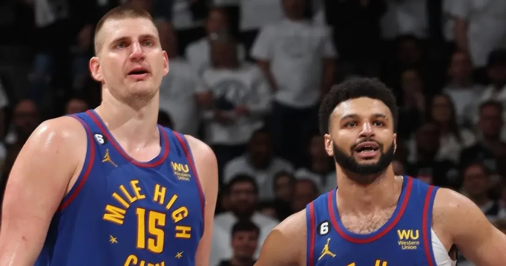 Nikola Jokic and Jamal Murray