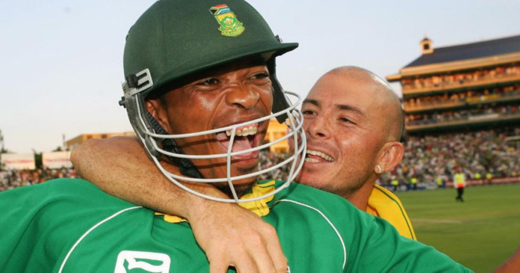 Herschelle Gibbs and Mkhaya Ntini