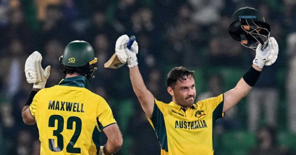 Josh Inglis and Glenn Maxwell