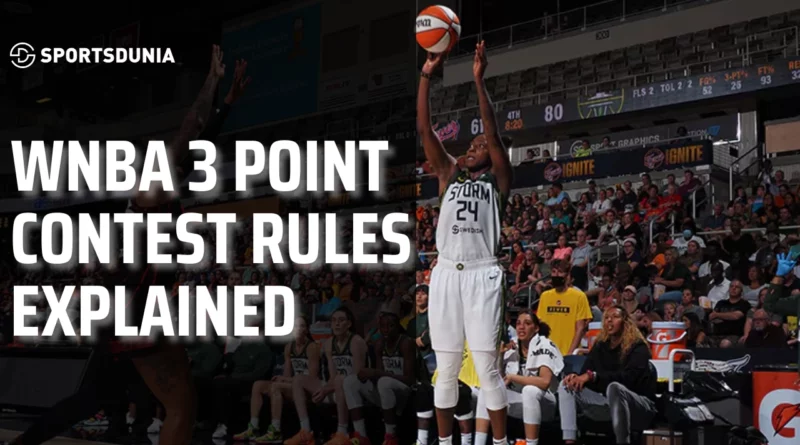 WNBA 3 point contest rules explained
