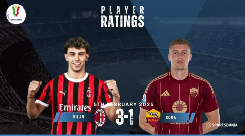 AC Milan vs Roma player ratings