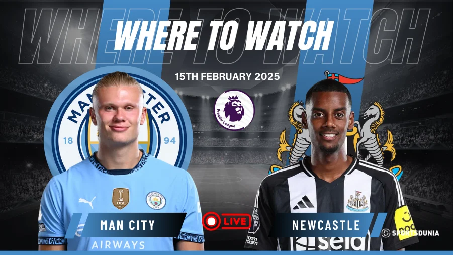 Where to watch Manchester City vs Newcastle United