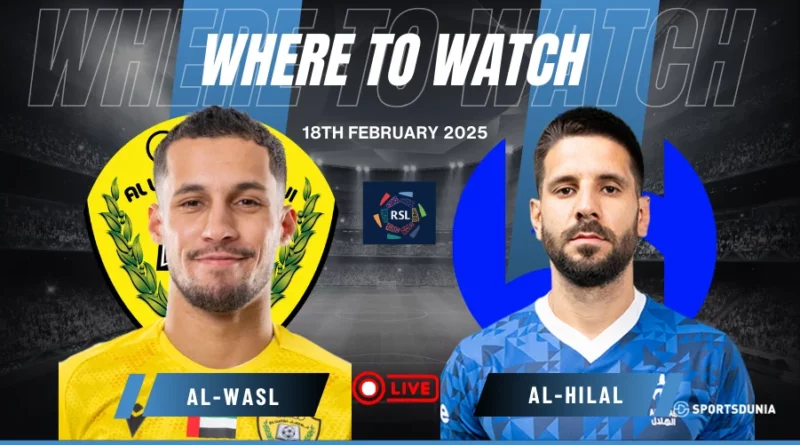 Where to Watch Al-Wasl vs Al-Hilal in AFC Champions League for free?