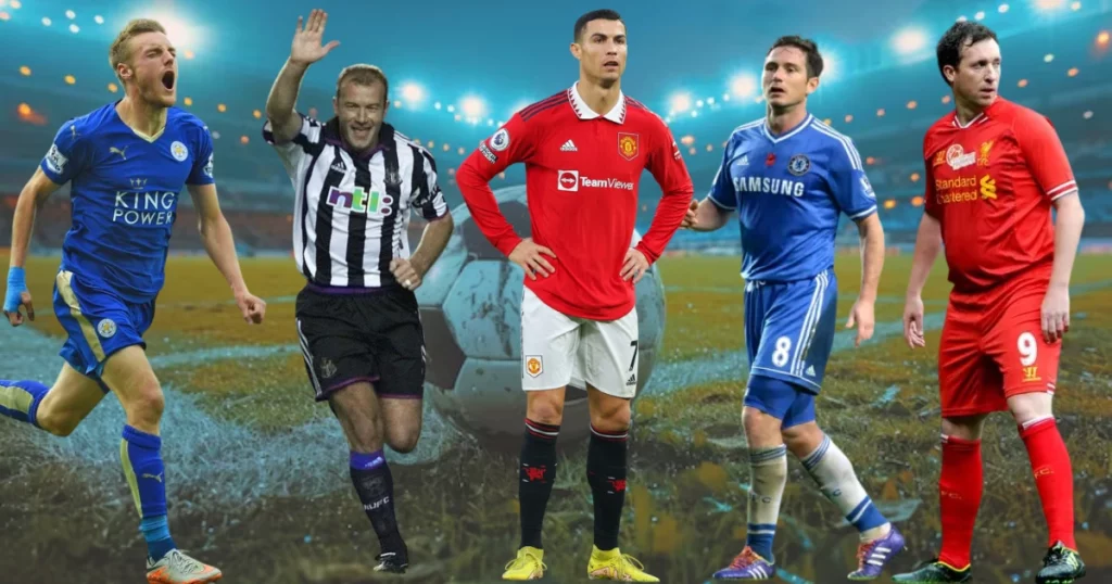 Jamie Vardy, Alan Shearer, Cristiano Ronaldo, Frank Lampard & Robbie Fowler are among the players with most goals scored in a single stadium in Premier League