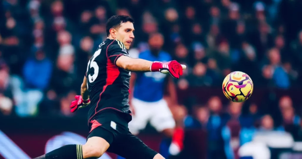 Emiliano Martinez of Aston Villa