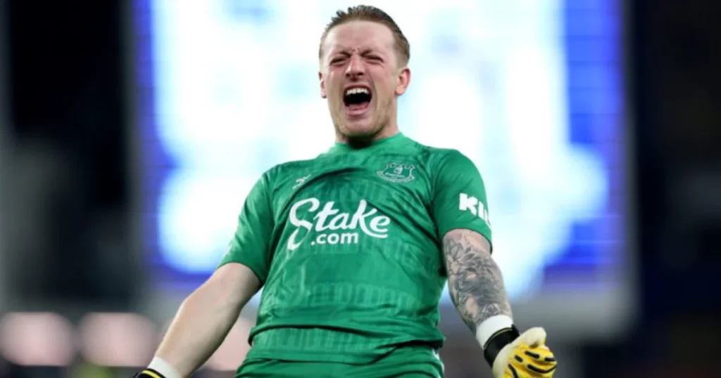 Jordan Pickford of Everton