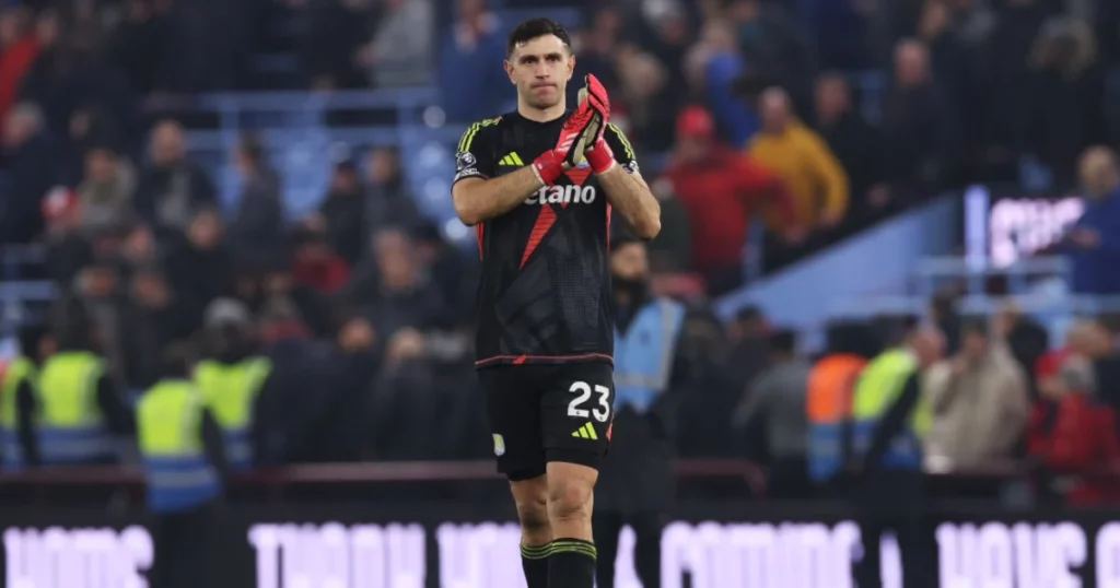 Emiliano Martinez of Aston Villa