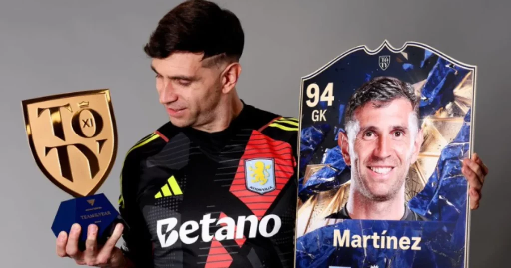 Emiliano Martinez of Aston Villa