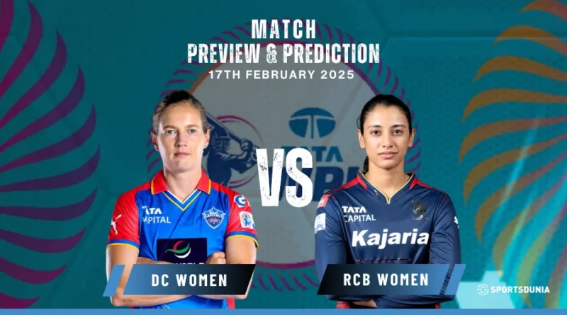DC-W vs RCB-W Match Prediction