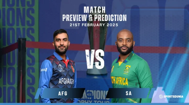 AFG vs SA Match Prediction