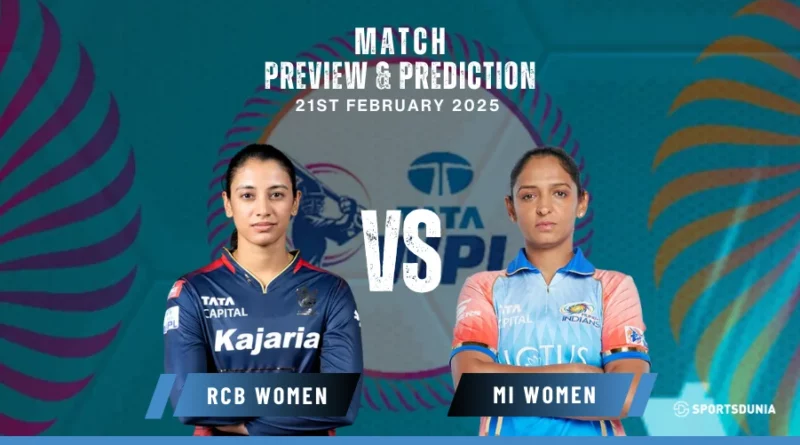 RCB-W vs MI-W Match Prediction