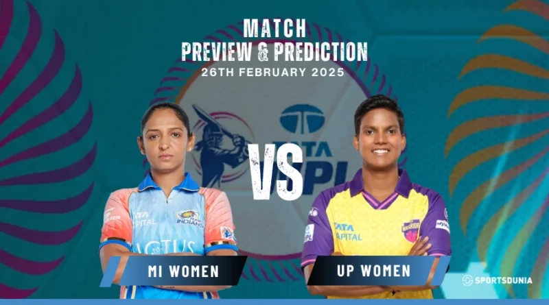 MI-W vs UPW-W Match Prediction
