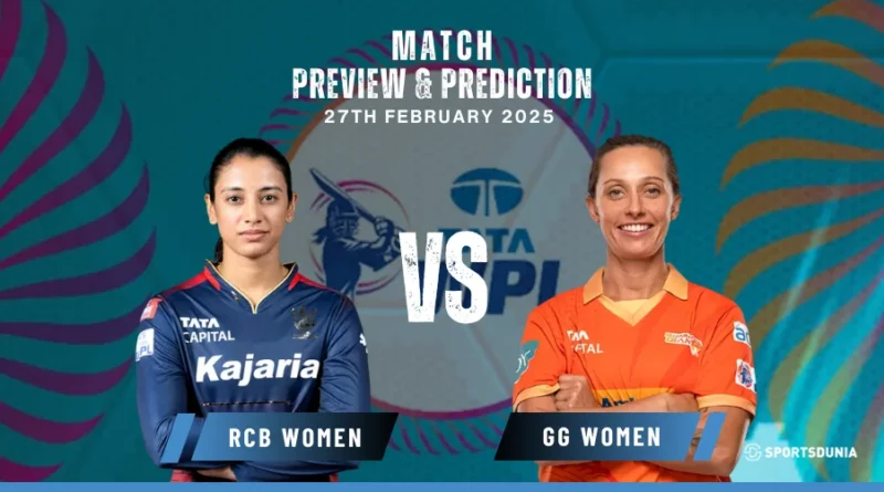 RCB-W vs GG-W Match Prediction