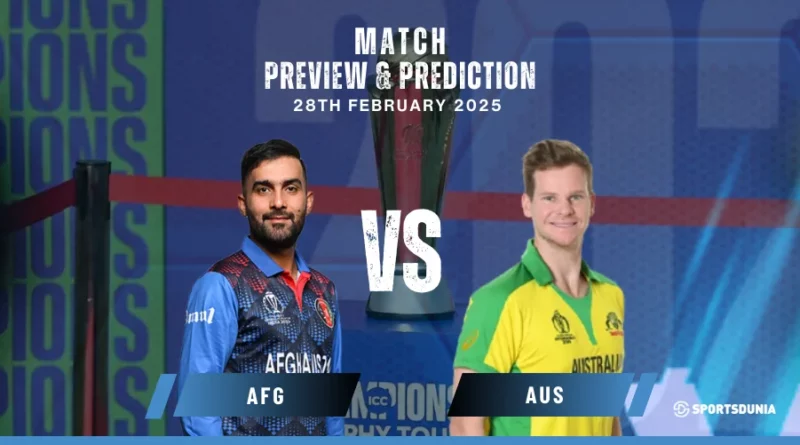 AFG vs AUS Match Prediction