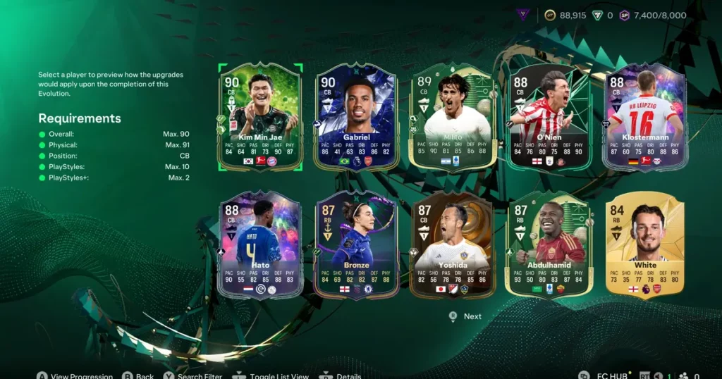 EA FC 25 Backline Boss Evolution