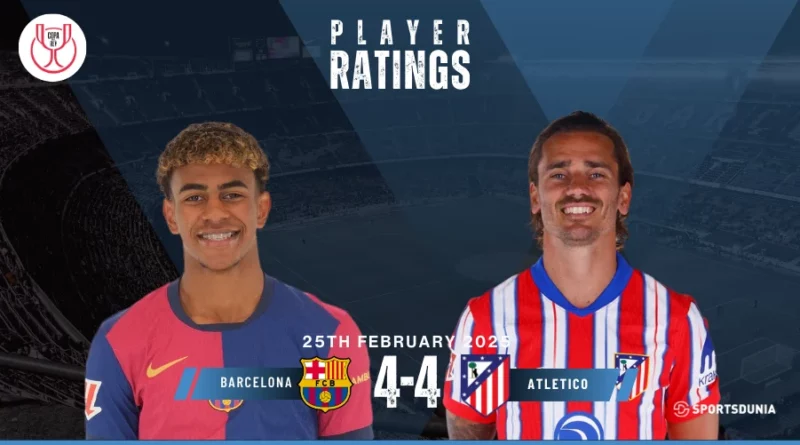 Barcelona vs Atletico Madrid Player Ratings