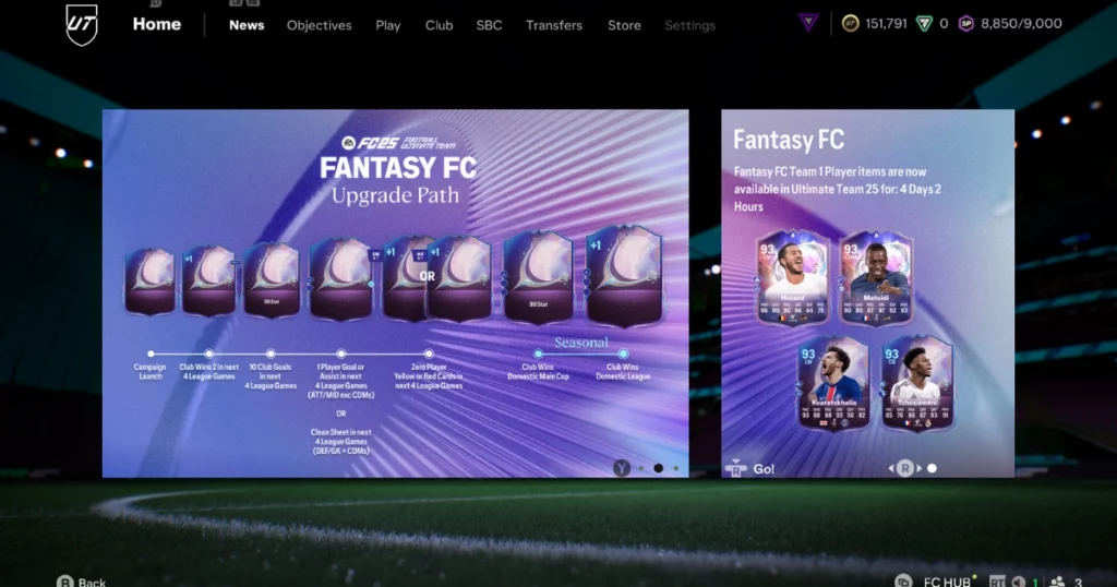 EA FC 25 Fantasy Tracker