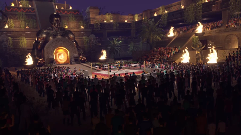 WWE 2k25 the Island mode in game image