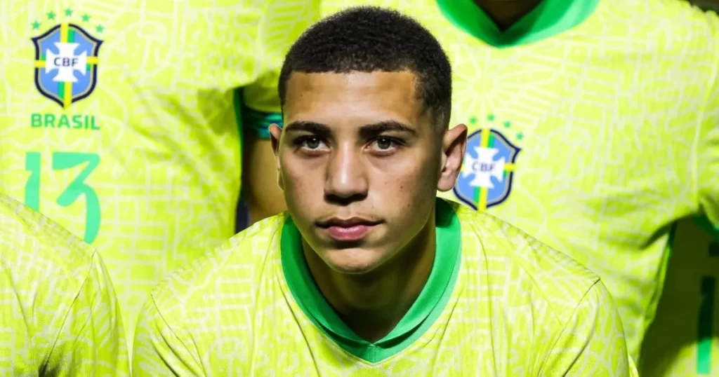 Gabriel Carvalho for the Brazil youth team