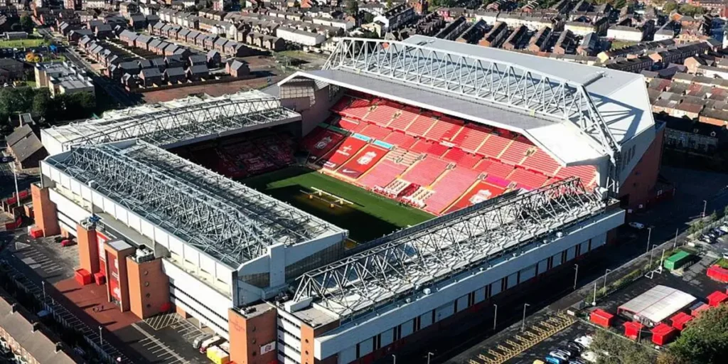 The Anfield has been redeveloped over the years (Image Credits- X- @AnfieldWatch)