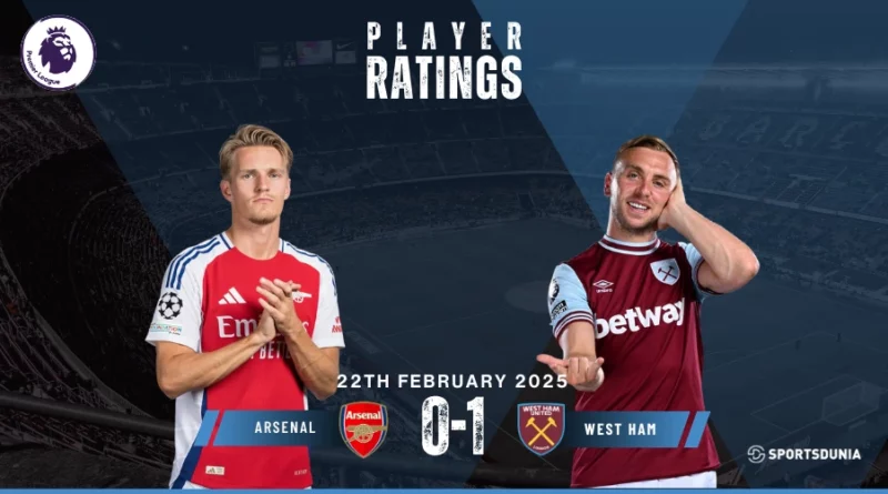 Arsenal vs West Ham Player Ratings