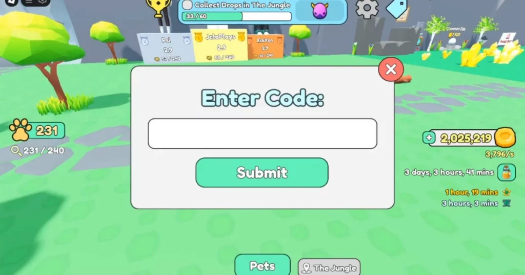 Collect All Pets codes