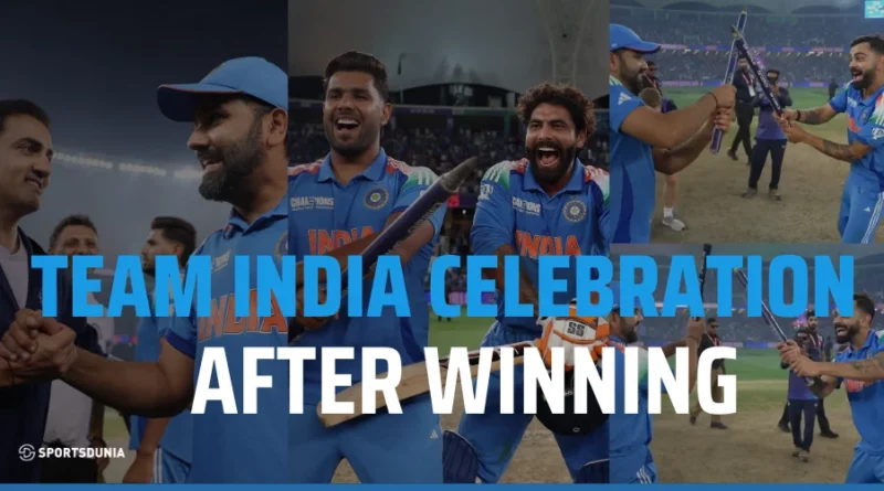Team india celebration