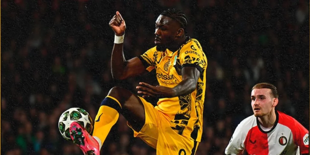 Marcus Thuram was one of the best-rated players in Feyenoord vs Inter Milan Player Ratings