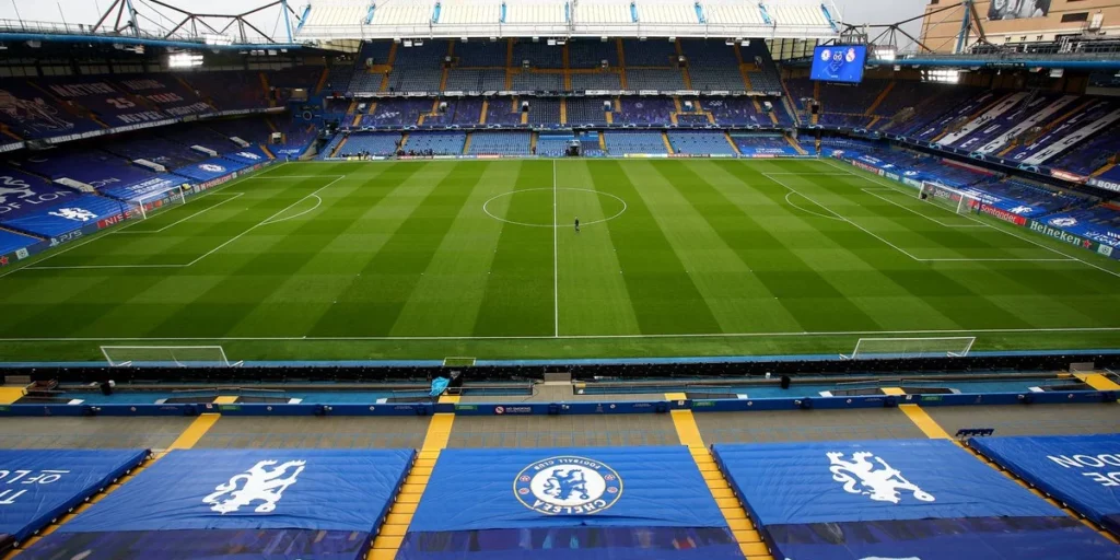 Stamford Bridge, the home of Chelsea FC