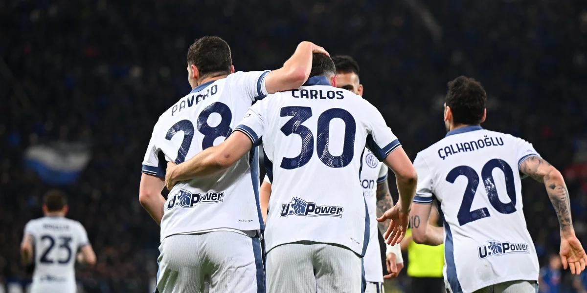 Carlos Augusto (30) was the match winner and the best-rated player in Atalanta vs Inter Milan Player Ratings 