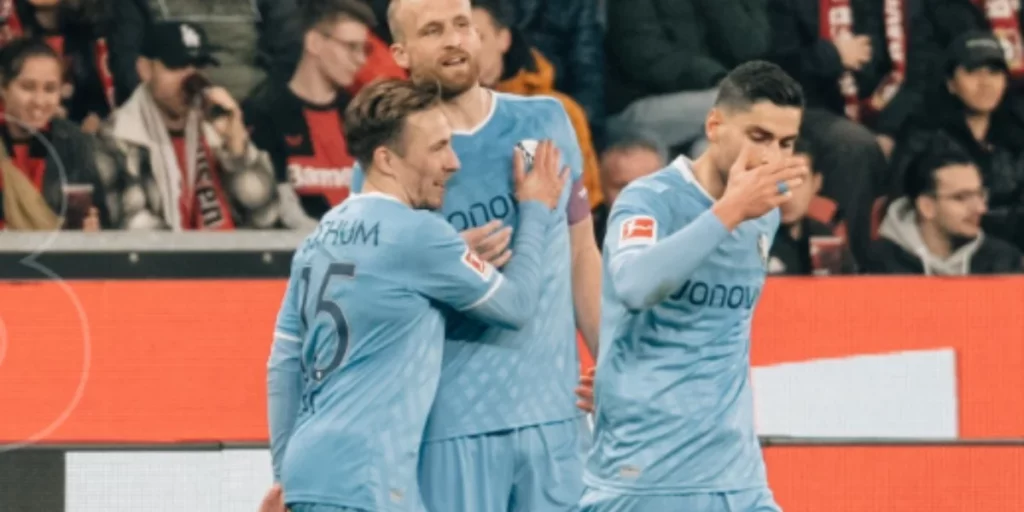 Felix Passlack (Extrme left) was one of the best players from Bayer Leverkusen vs VFL Bochum Player Ratings