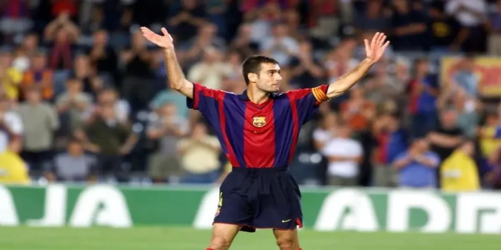 Pep Guardiola (Image Credits - X- @90sfootball)