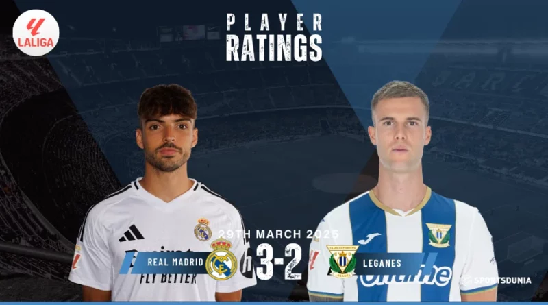 Real Madrid vs Leganes Player Ratings