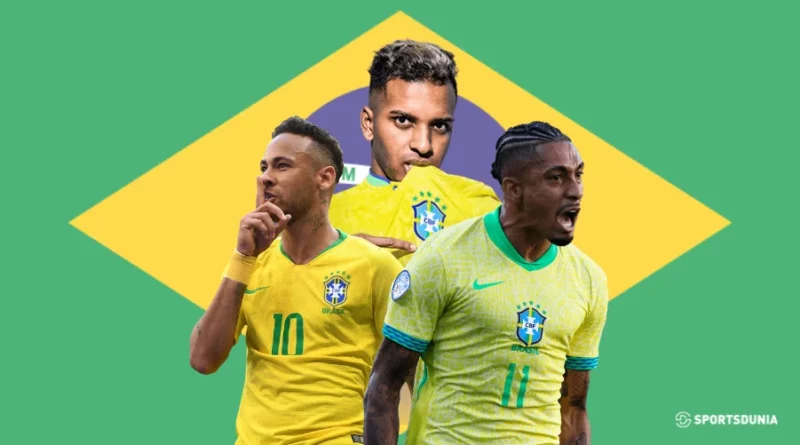 Brazil Announce Squad for March International Games; Neymar Jr Included, Endrick Left Out