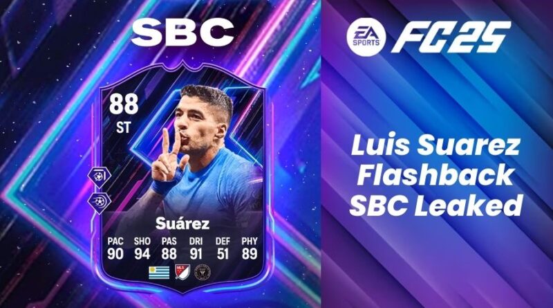 EA FC 25 Luis Suarez Flashback SBC Leaked