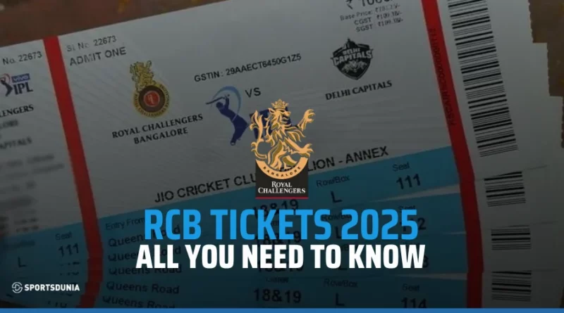 RCB Tickets 2025