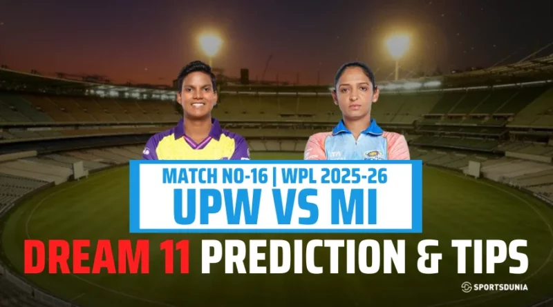 UPW-W vs MI-W Dream11 Prediction