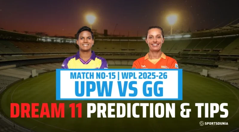 UPW-W vs GJ-W Dream11 Prediction