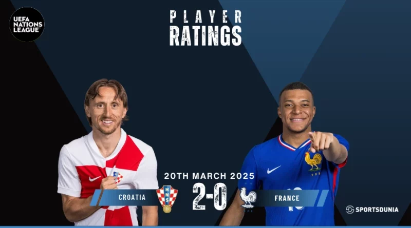 Croatia vs France Player Ratings