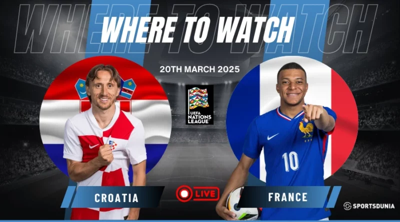 Where to Watch Croatia vs France