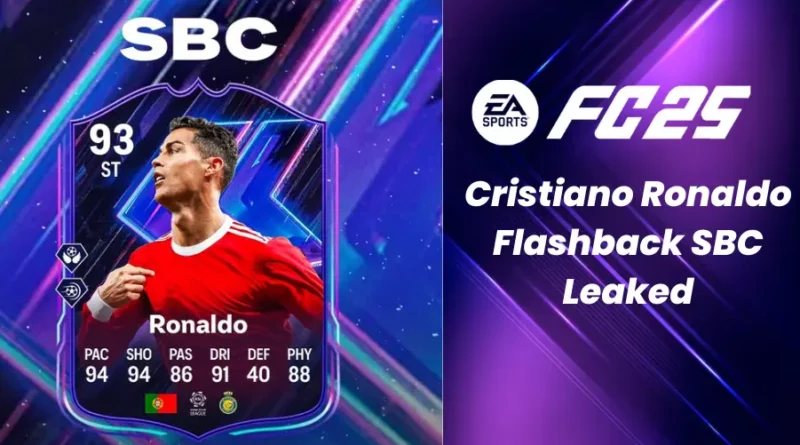 EA FC 25 Cristiano Ronaldo Flashback SBC